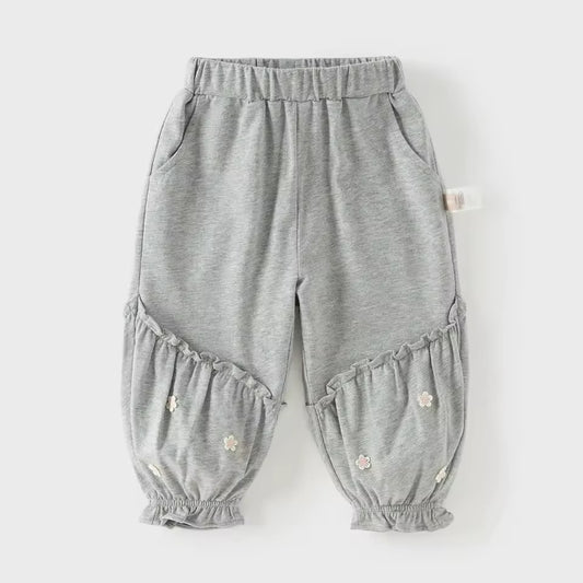 【予約】dave&bella デイブベラ　フラワー刺繍ジョガーパンツ　DB1260626