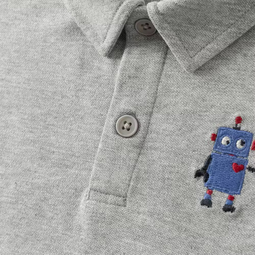 【予約】dave&bella デイブベラ　ロボット刺繍チェックシャツドッキングトップス　DB3253440