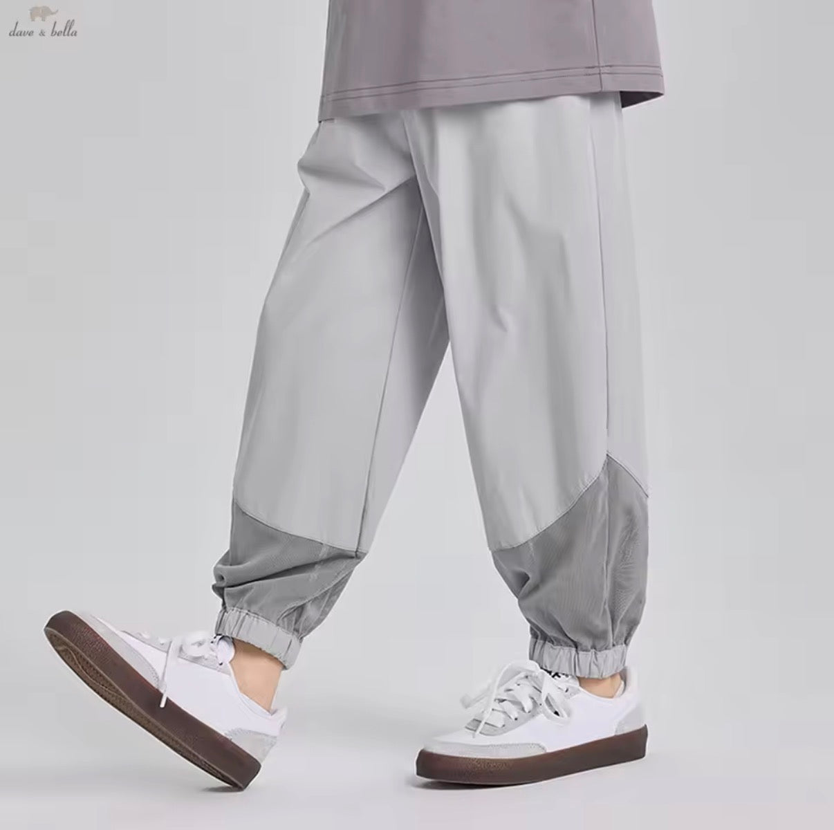 【予約】dave&bella デイブベラ　裾メッシュパンツ　DK2261206