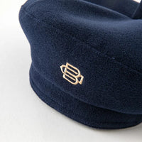 dave&bella デイブベラ　ロゴ刺繍ベレー帽　DK3236376　ベージュ54cm