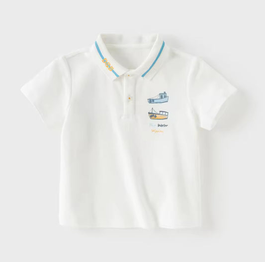 【予約】dave&bella デイブベラ　イラストポロシャツ　DB2261962