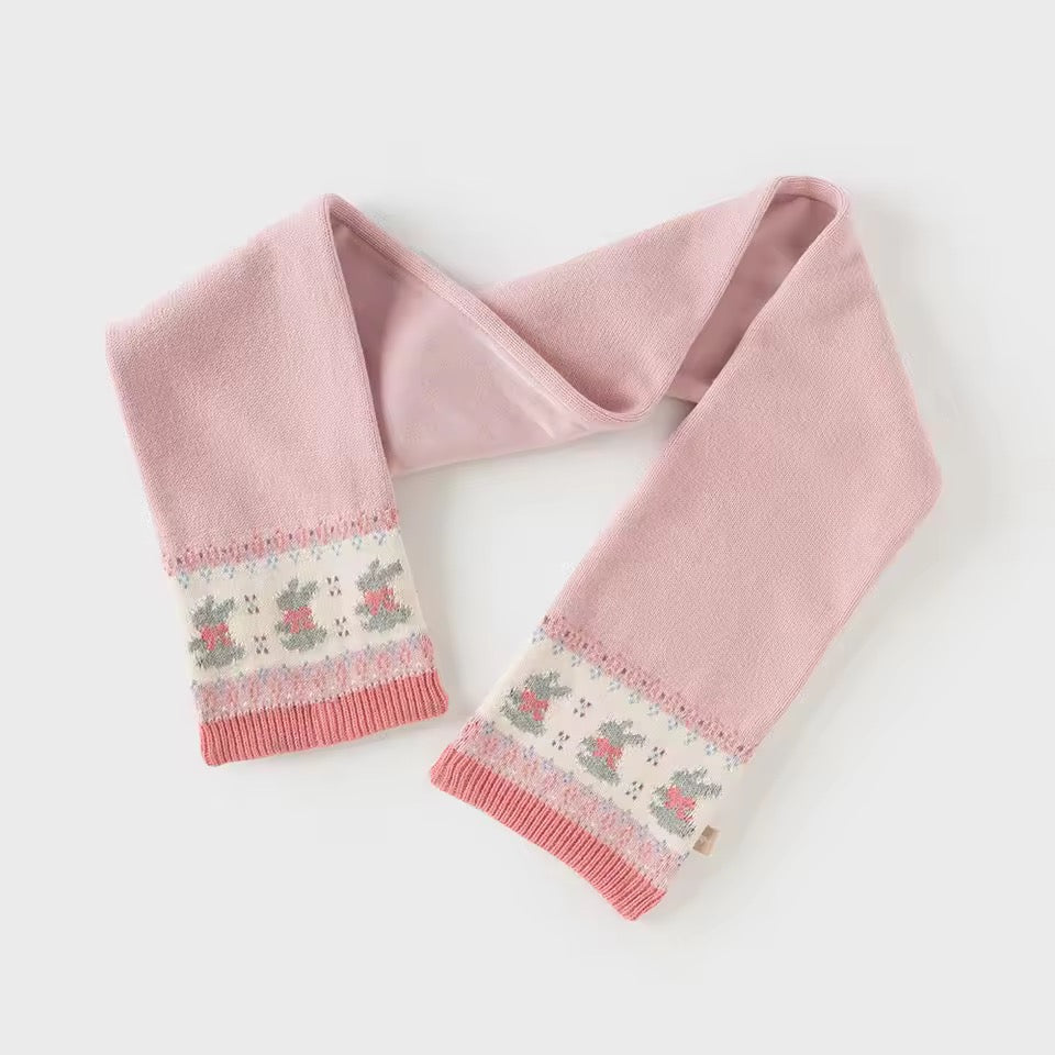 【予約】dave&bella デイブベラ　うさちゃんデザインマフラー　DB4243875