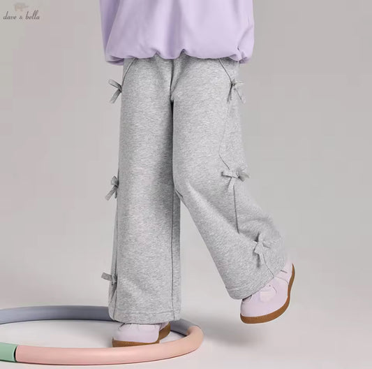 【予約】dave&bella　デイブベラ　サイドリボンジャージーパンツ　DK1260343