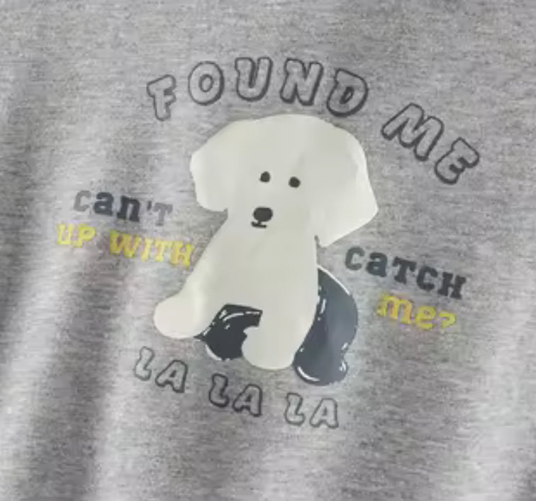 【予約】dave&bella デイブベラ　わんちゃんイラストセットアップ　DB1260912