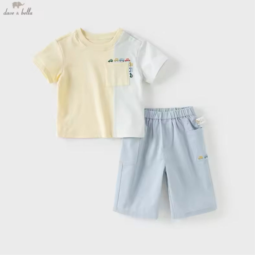 【予約】dave&bella デイブベラ　くるま刺繍セットアップ　DB2251992