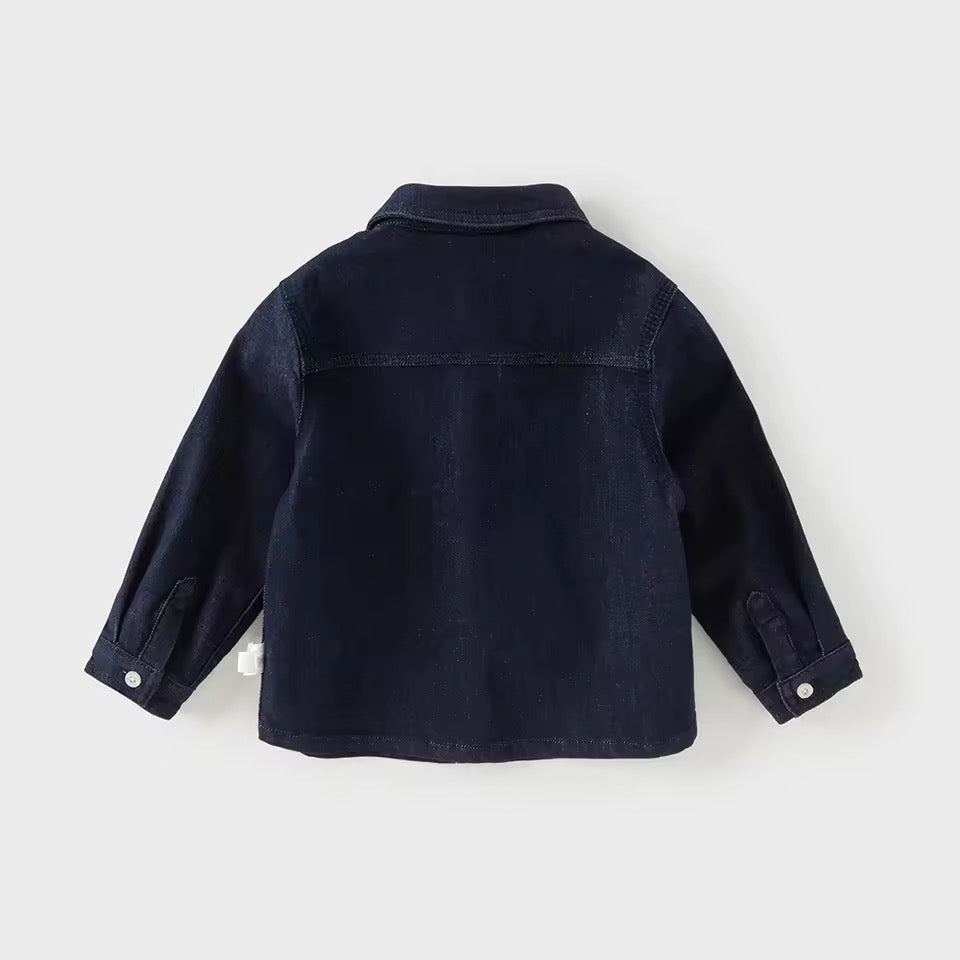 【予約】dave&bella デイブベラ　刺繍デニムシャツ　DB1260524