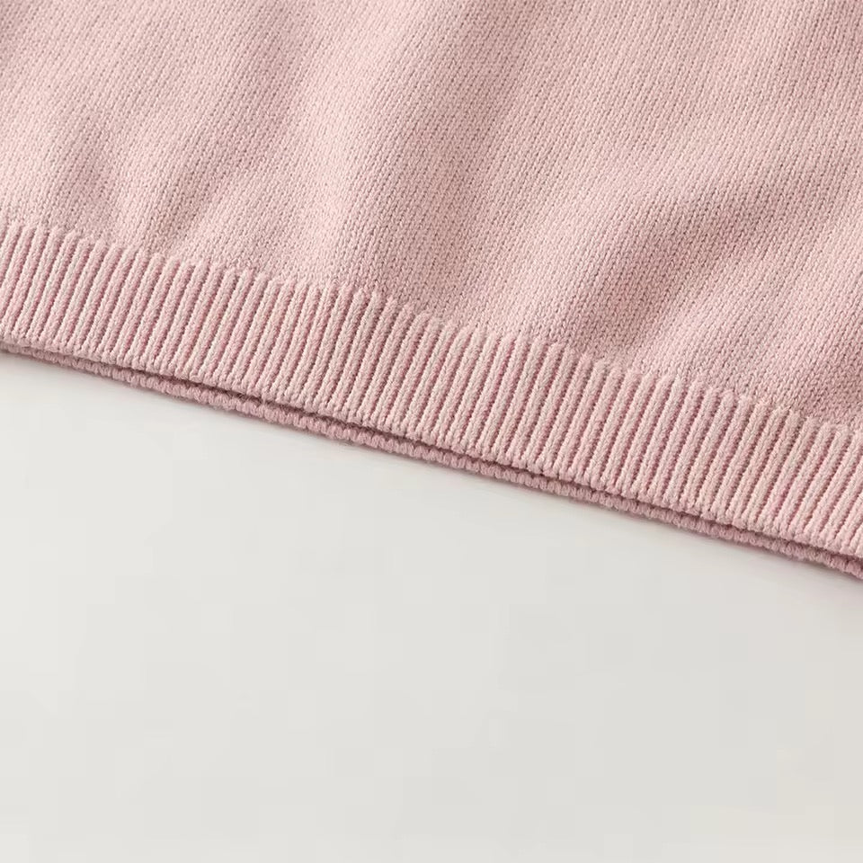 【予約】dave&bella デイブベラ　うさちゃんデザインコットンウールセーター　DB4244045