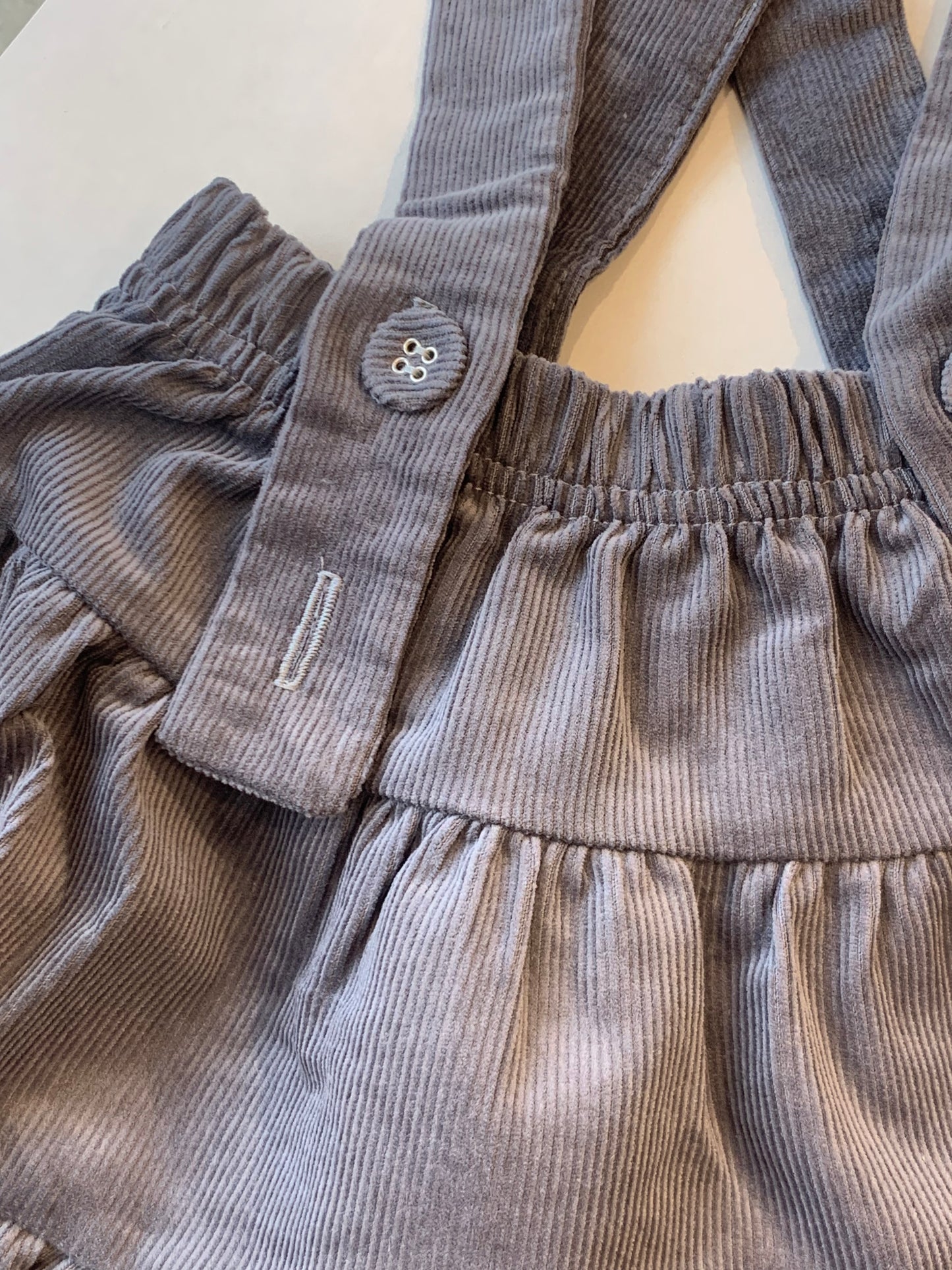 missy's original organic cotton corduroy jumper skirt