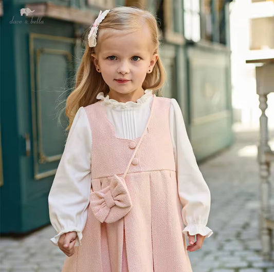 【予約】dave&bella デイブベラ　リボンポシェット付きワンピース　DB1260583