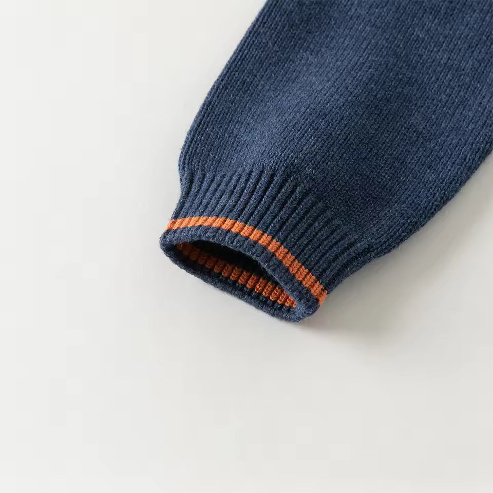 【予約】dave&bella デイブベラ　DINO刺繍セーター　DB4254268
