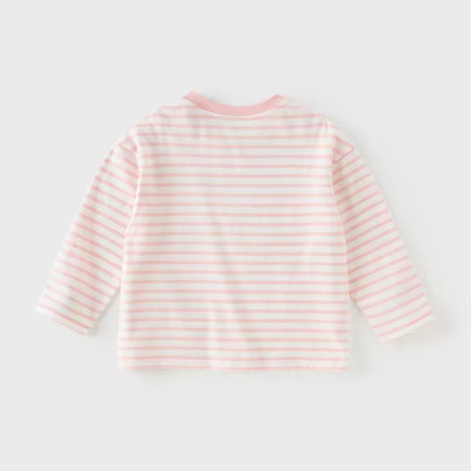 【予約】dave&bella デイブベラ　アニマルデザインボーダートップス　DB1260806