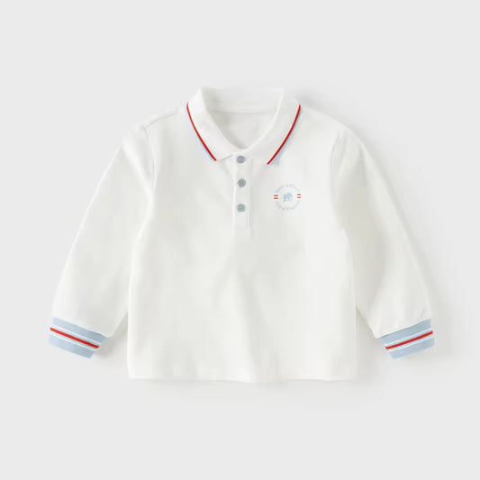 【予約】dave&bella　デイブベラ　LONDONプリントポロシャツ　DB1260906