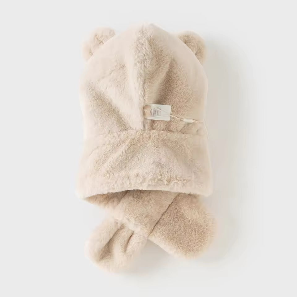 【予約】dave&bella デイブベラ　アニマルフード付きマフラー　DB4254562