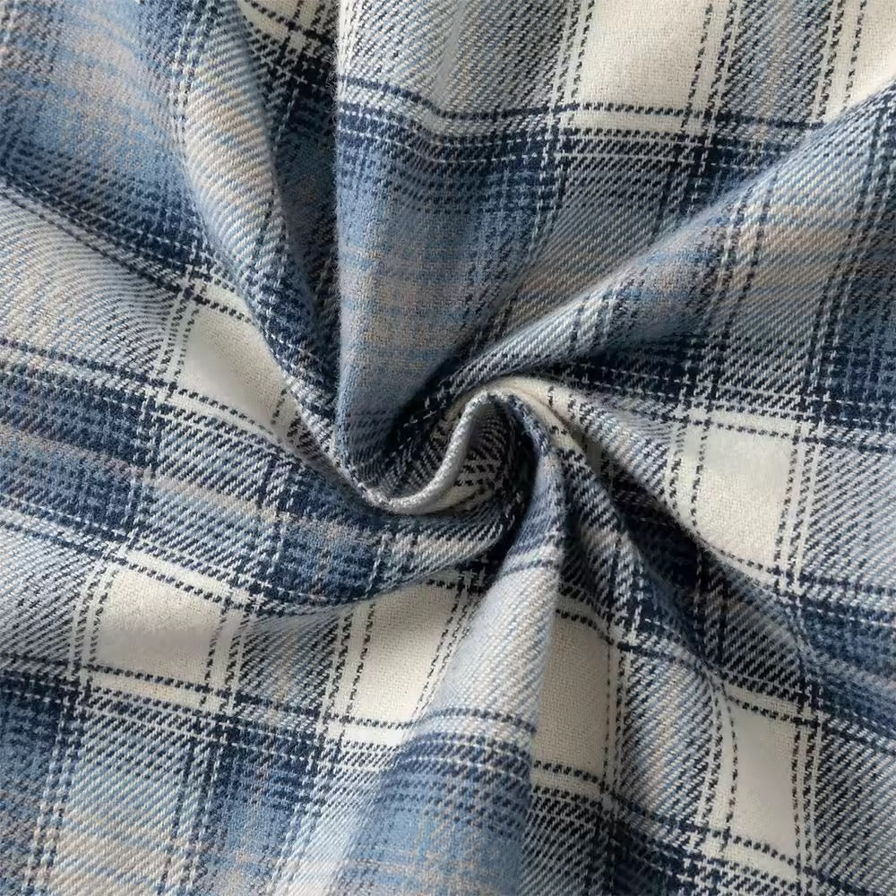 【予約】dave&bella デイブベラ　ブルーチェックシャツ　DK3253032