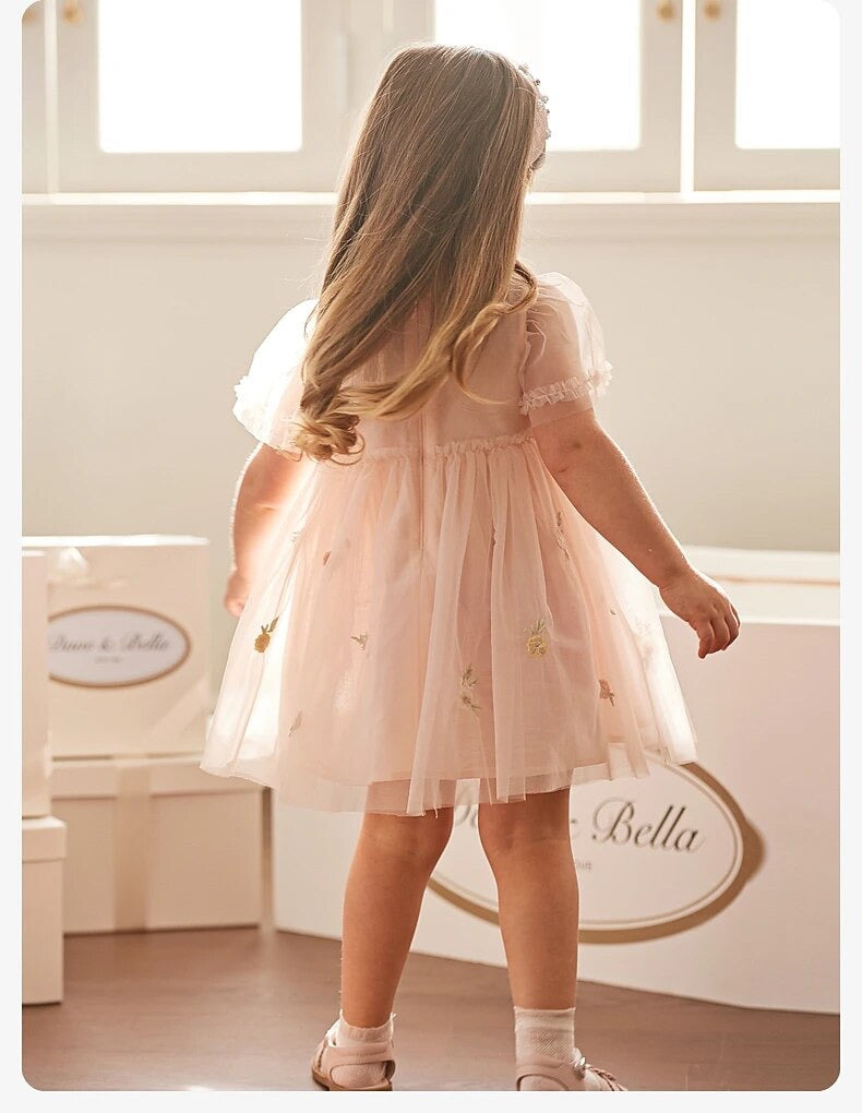 【予約】dave&bella デイブベラ　フラワー刺繍ドレス　DB2240549