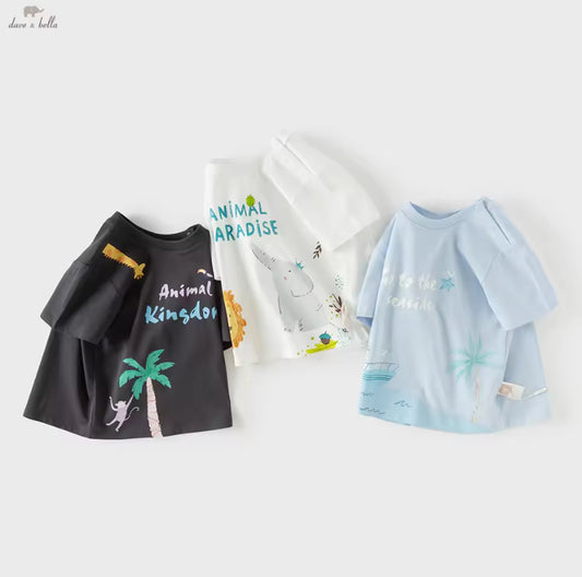 【予約】dave&bella デイブベラ　イラストTシャツ　DB2261961