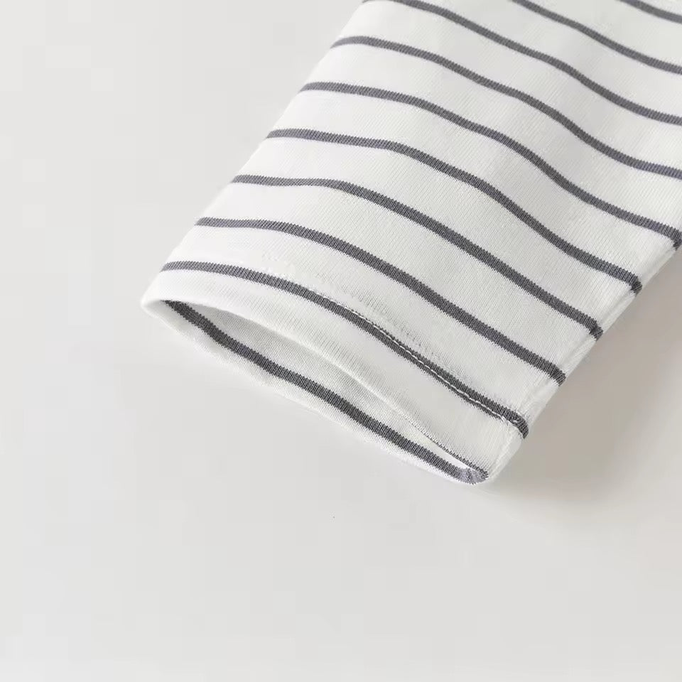 【予約】dave&bella デイブベラ　ユニコーンアップリケボーダーロンT　DB1260893