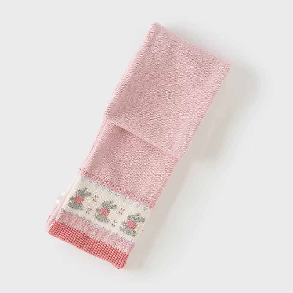 【予約】dave&bella デイブベラ　うさちゃんデザインマフラー　DB4243875