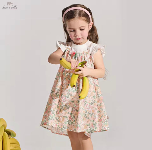 【予約】dave&bella デイブベラ　フローラルワンピース&トップスセット　DB2262280