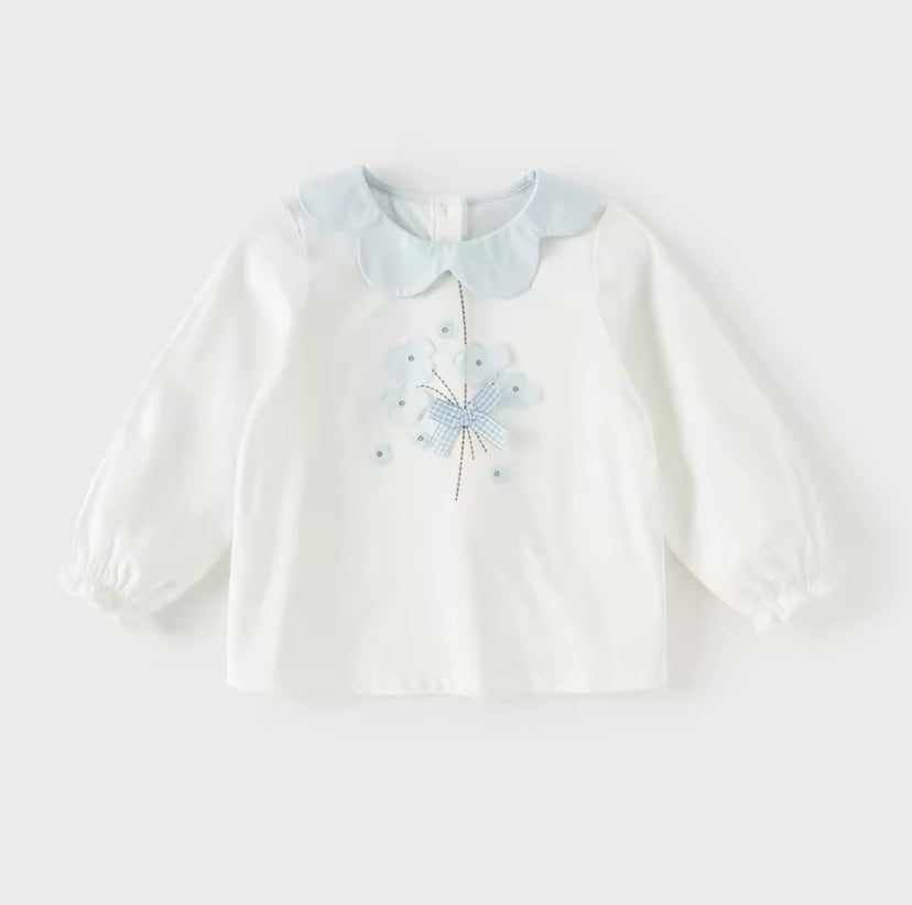 【予約】dave&bella デイブベラ　フラワーモチーフトップス　DB1260349