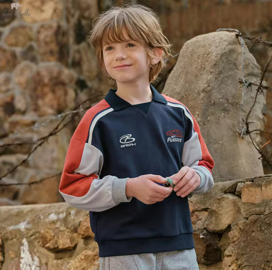 【予約】dave&bella デイブベラ　レッドライントップス　DK1260225