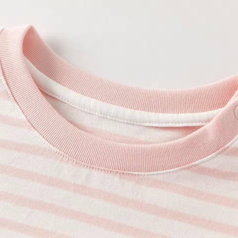 【予約】dave&bella デイブベラ　アニマルデザインボーダートップス　DB1260806