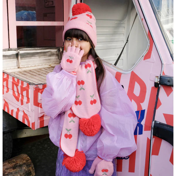 Rockahula Kids ロッカフラキッズ　Cheerful Cherry Knitted Gloves