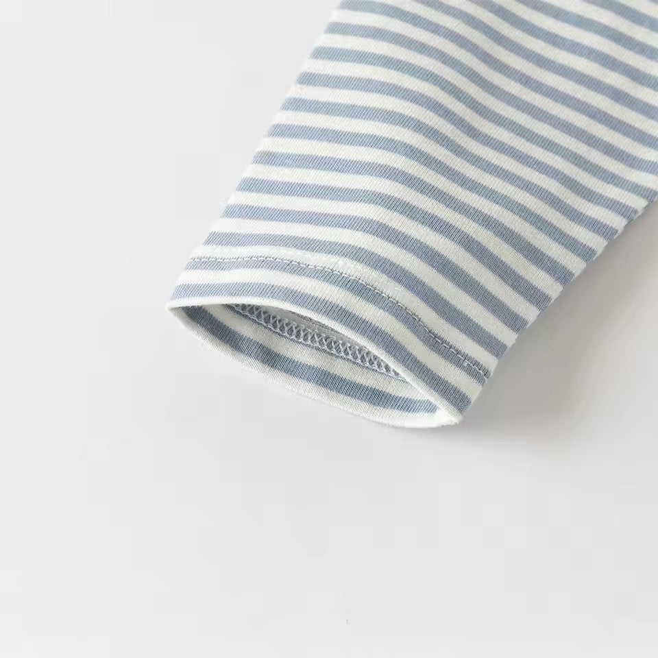 【予約】dave&bella デイブベラ　デニムポケットボーダーロンT　DB1260028