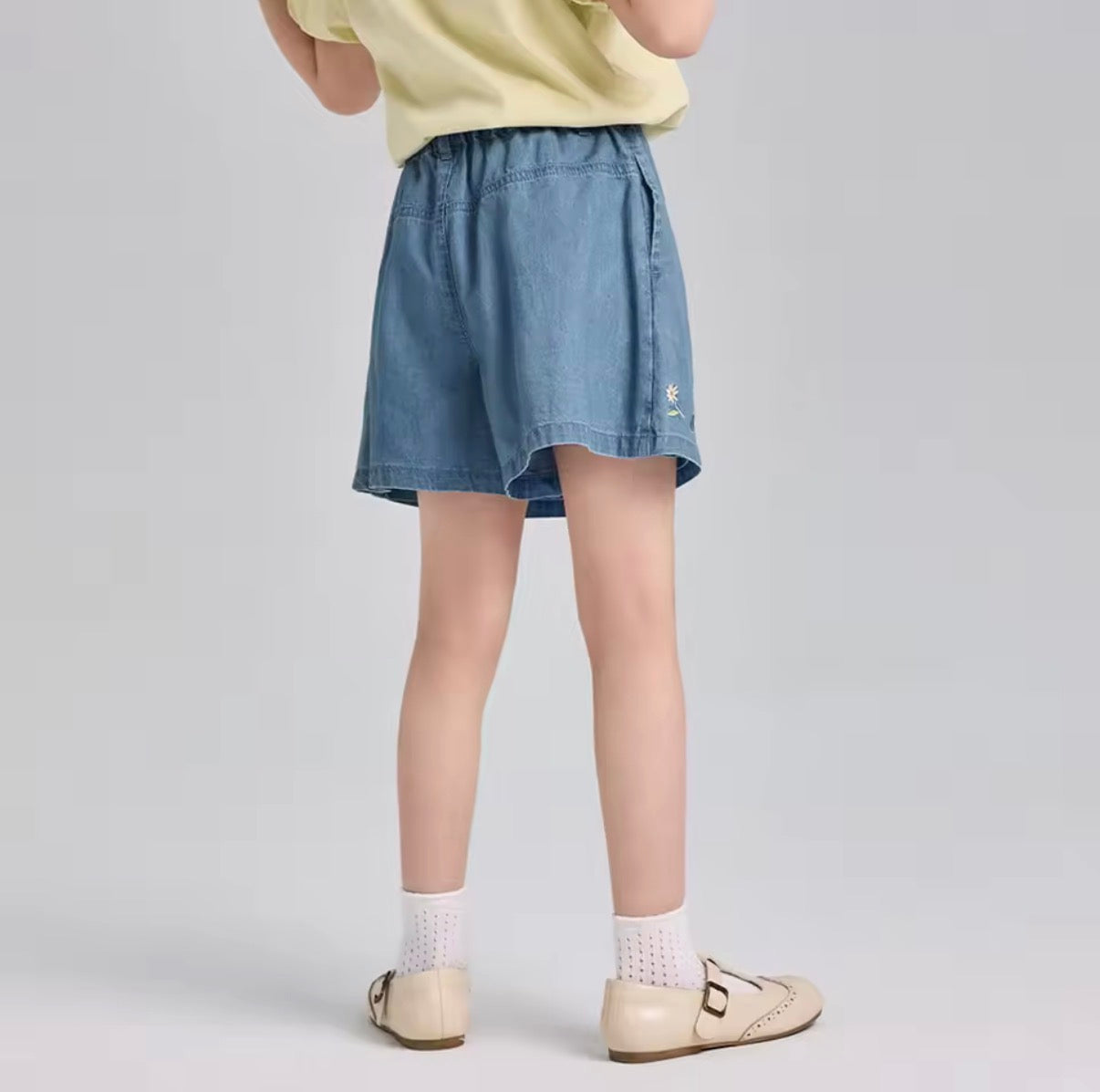 【予約】dave&bella　デイブベラ　フラワー刺繍キュロットパンツ　DK2261542