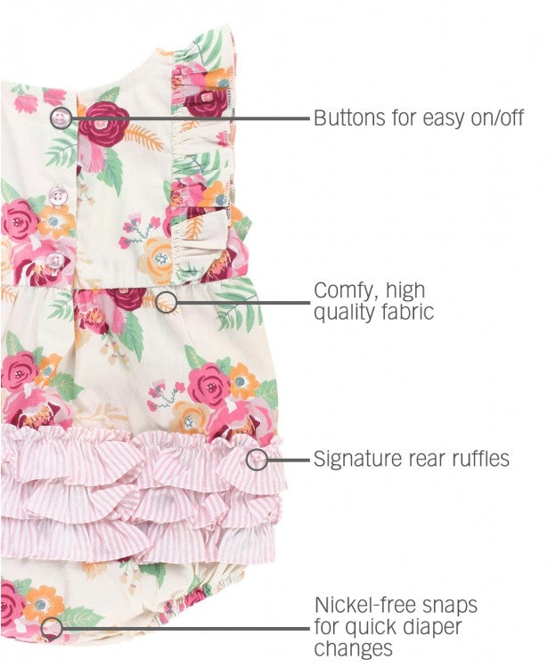 Ruffle butts Darling Bouquets Ruffle Romper