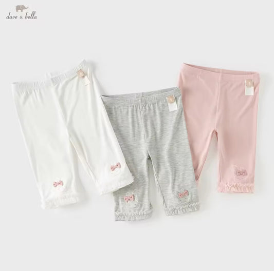 【予約】dave&bella デイブベラ　うさちゃんデザインハーフレギンス　DB2261742