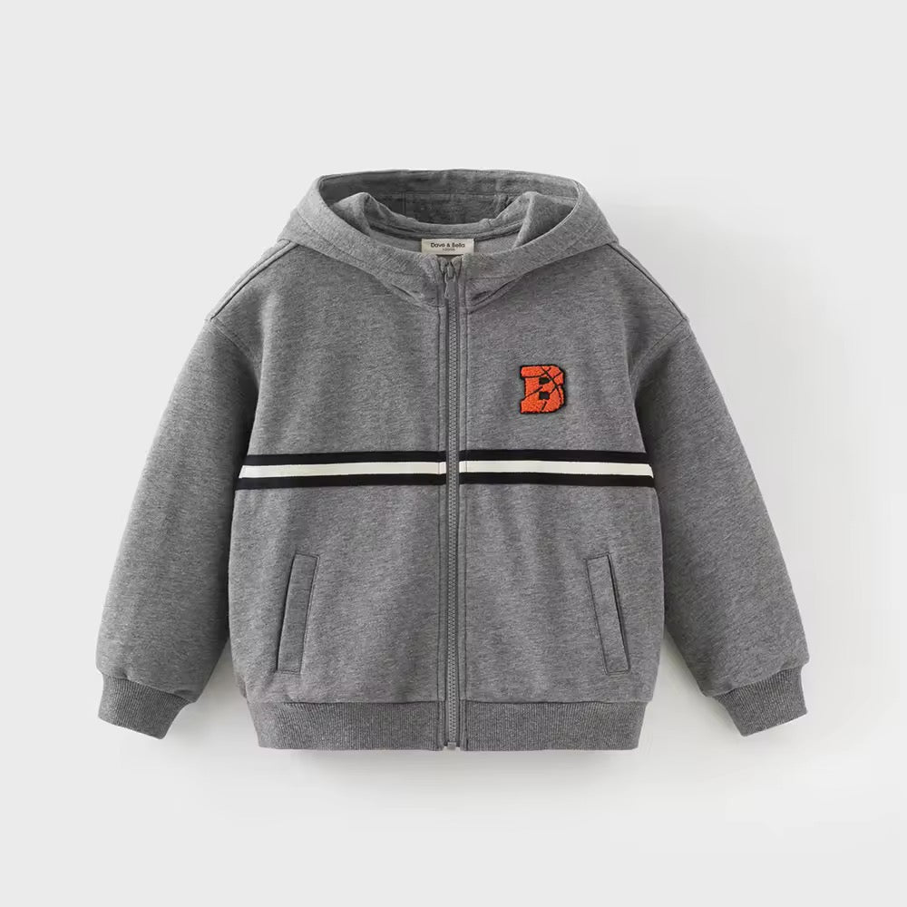 【予約】dave&bella デイブベラ　グレージップアップパーカー　DK3253480