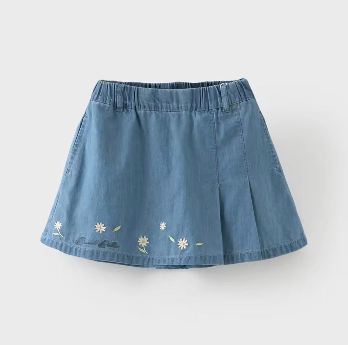 【予約】dave&bella　デイブベラ　フラワー刺繍キュロットパンツ　DK2261542