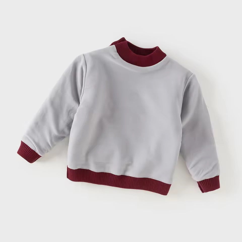 【予約】dave&bella　デイブベラ　ホースデザイン裏起毛ニット　DB4254256