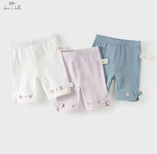 【予約】dave&bella デイブベラ　刺繍ハーフレギンス　DB2262397