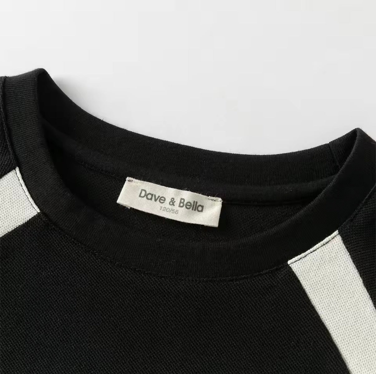 【予約】dave&bella デイブベラ　ブラックTシャツ　DK2261224