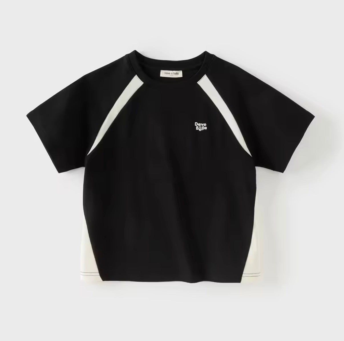 【予約】dave&bella デイブベラ　ブラックTシャツ　DK2261224