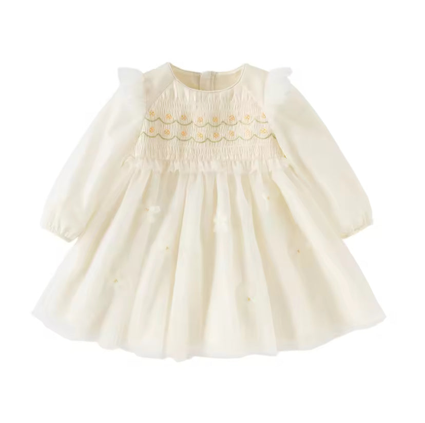 【予約】dave&bella デイブベラ　ちょうちょデザインチュールドレス　DB1260704