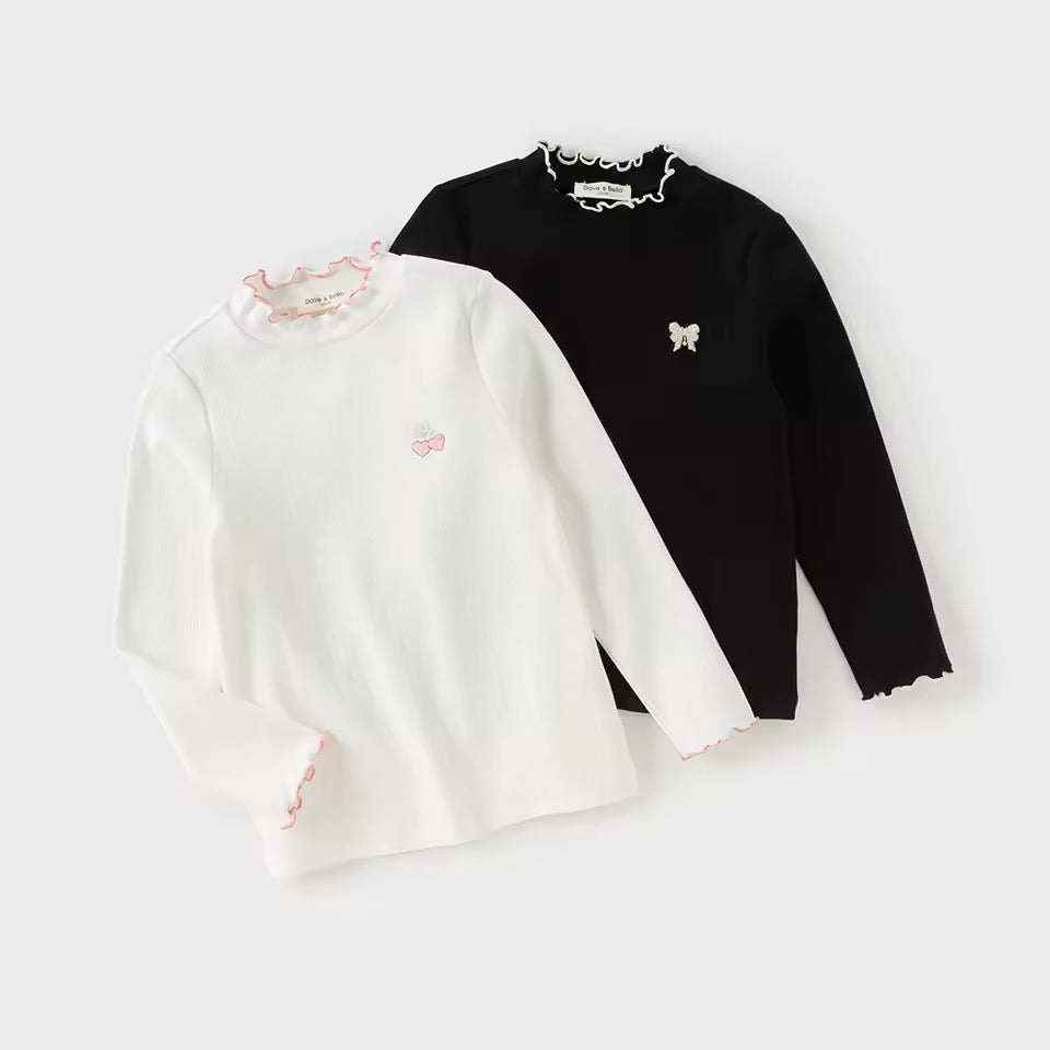 【予約】dave&bella デイブベラ　ワンポイントメロウトップス　DK4253637