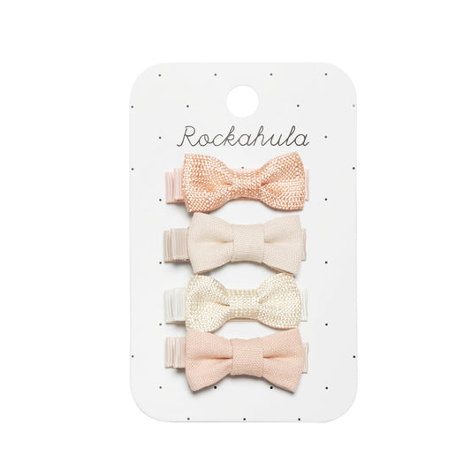 Rockahula Kids ロッカフラキッズ Linen Mini Bow Clips