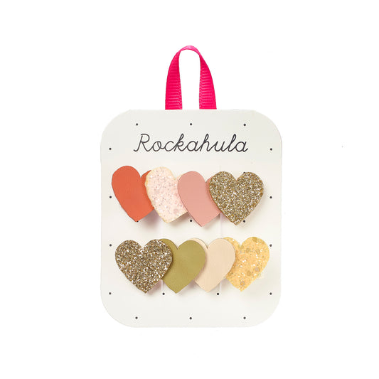 Rockahula Kids ロッカフラキッズ　Sweet Hearts Bar Clips