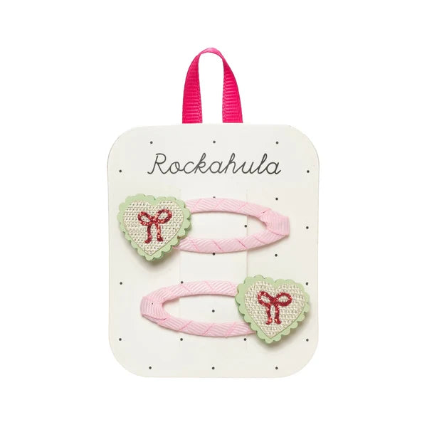 Rockahula kids ロッカフラキッズ Sweet Heart Bow Clips