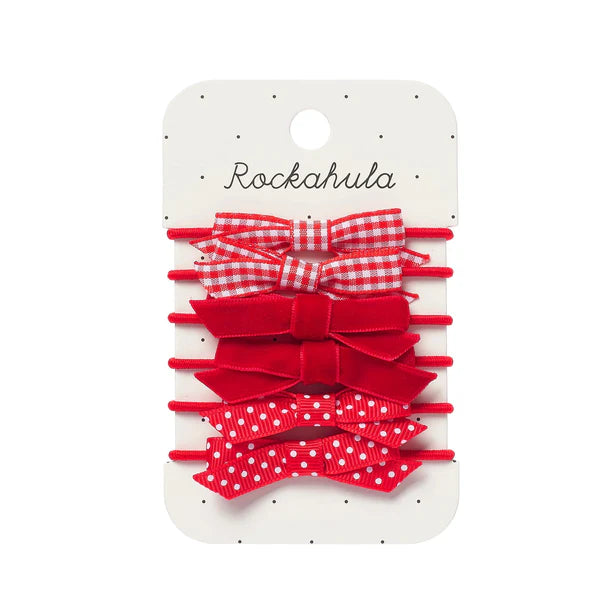 Rockahula kids ロッカフラキッズ　School Bow Pony Set Red
