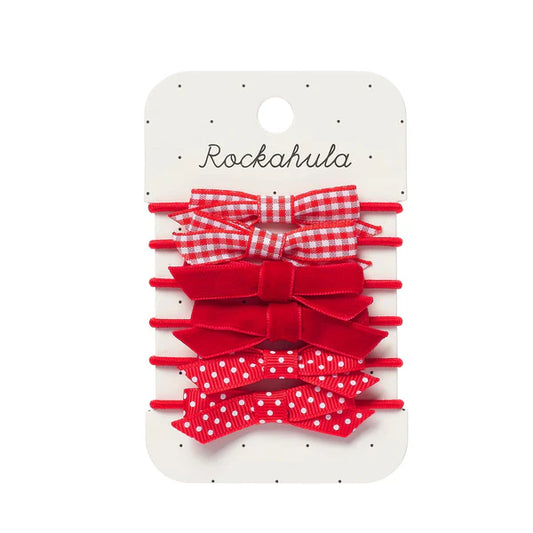 Rockahula kids ロッカフラキッズ　School Bow Pony Set Red
