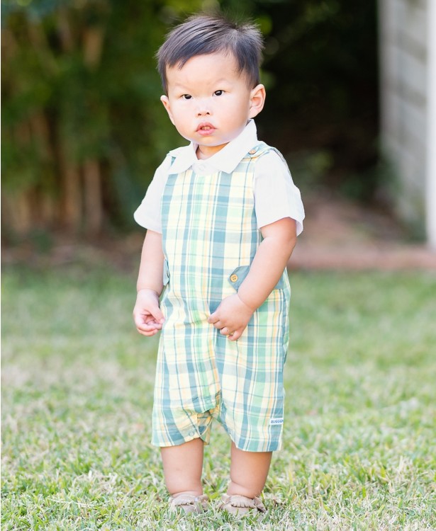 Rugged Butts ラゲッドバッツ Hampton Plaid Jon Jon　6－12M