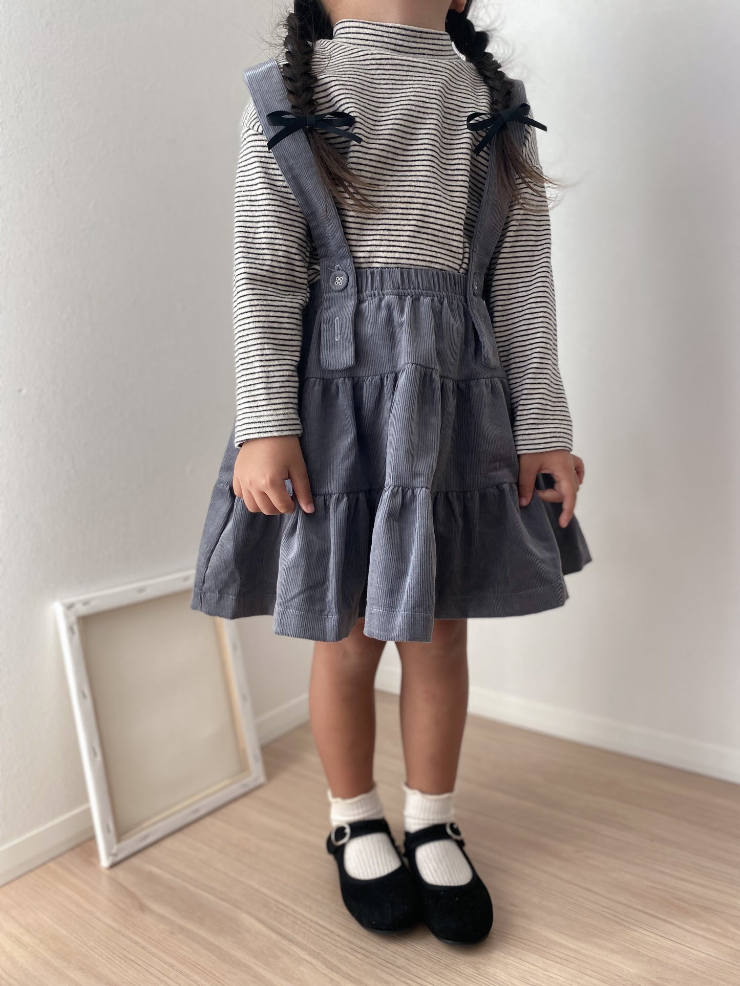 missy's original organic cotton corduroy jumper skirt