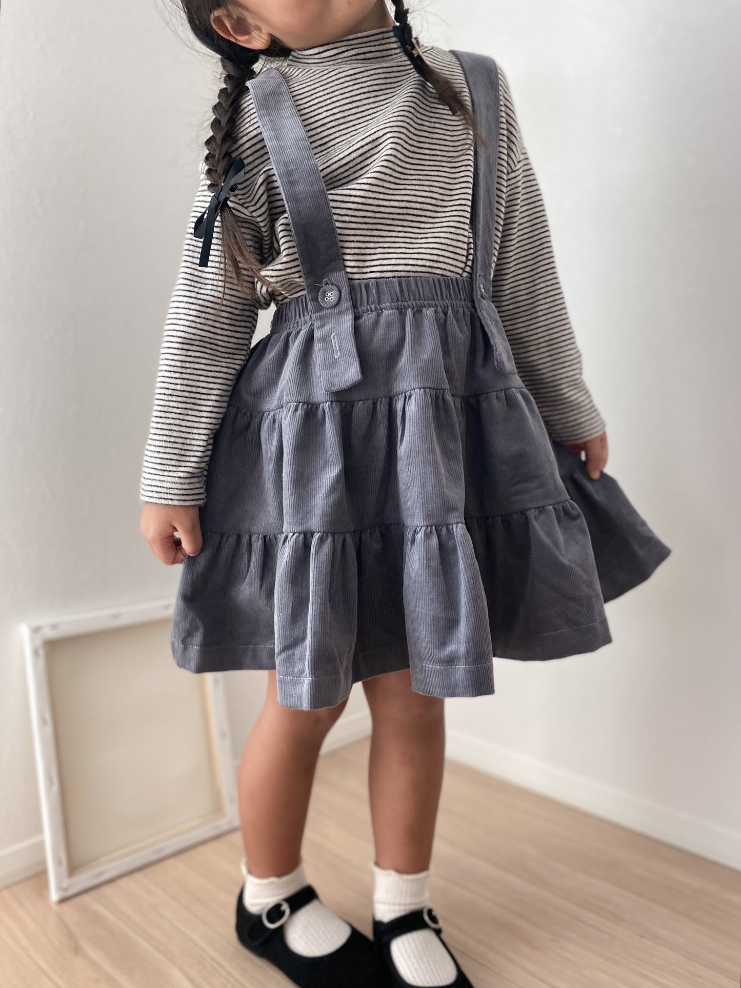 missy's original organic cotton corduroy jumper skirt