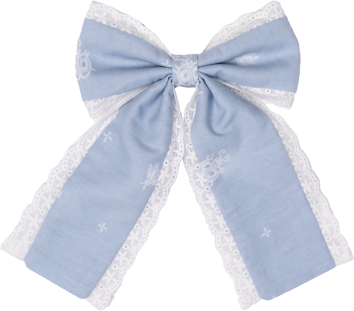 【予約】DearGG　LARGE BOW BLUE HAIRCLIP