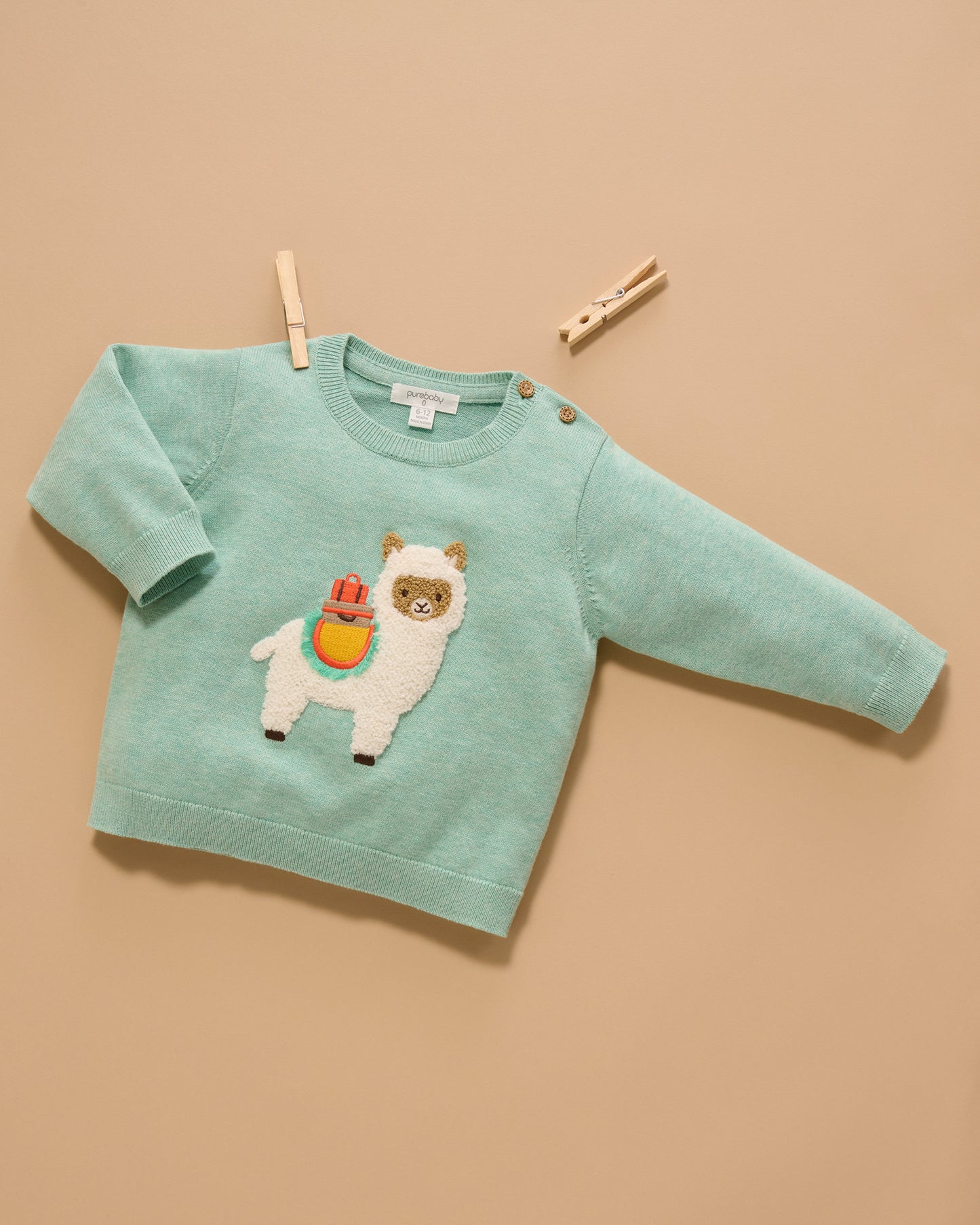 Purebaby ピュアベビー　LLAMA JUMPER　PN1061S25