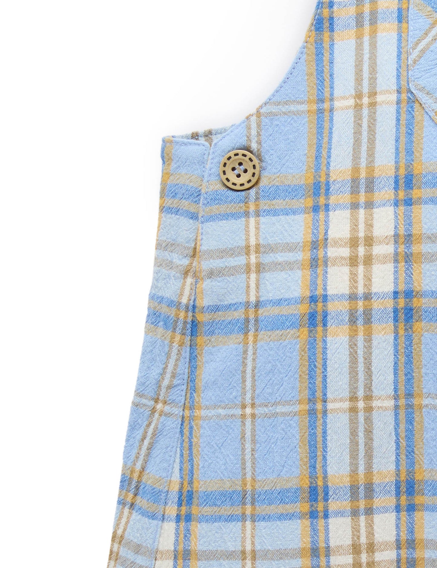 Purebaby ピュアベビー　CHECK OVERALL　PB1005S25